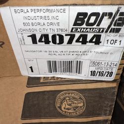 Borla Exhaust For A 2018 Lincoln Navigator Standard Body 