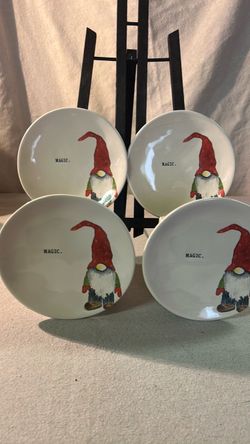 Rae Dunn Christmas Plates