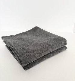 Set of TWO 20" x 20" Grey Throw Pillow COVERS