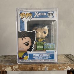 Funko Pop! X-Men — Wolverine (Classic Unmasked) with Pop! Protector ECCC #1576