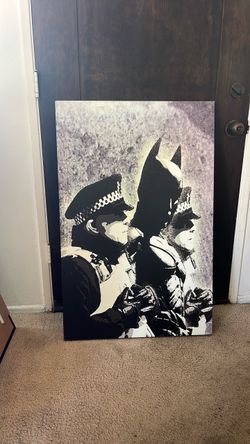 Canvas Batman Print
