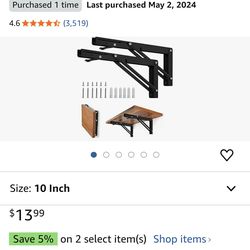 New shelf hardware no wood piece