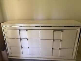 white dresser