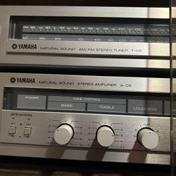 Yamaha A-05 Amplifier And T-05 Receiver 