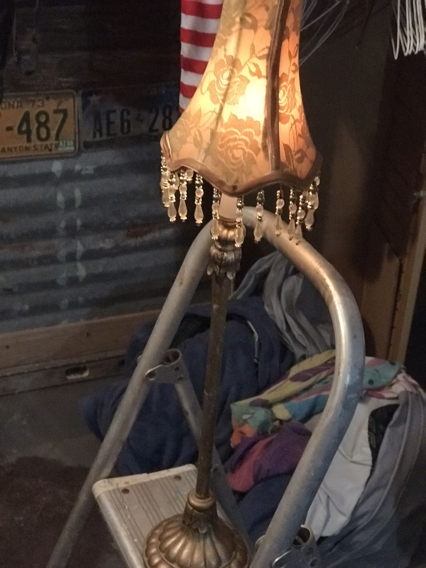  SET OF table lamp antique
