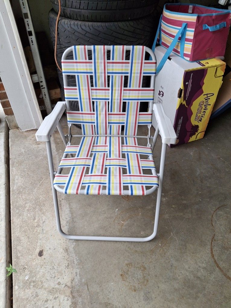 Webbed Aluminum Lawn Chair