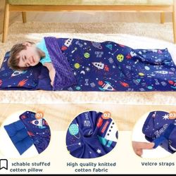 NEW napsack sleeping bag daycare mat NUEVA bolsa para dormir tapete de siesta 