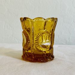 vintage EAPG Flint Glass Columbia Toothpick Holder