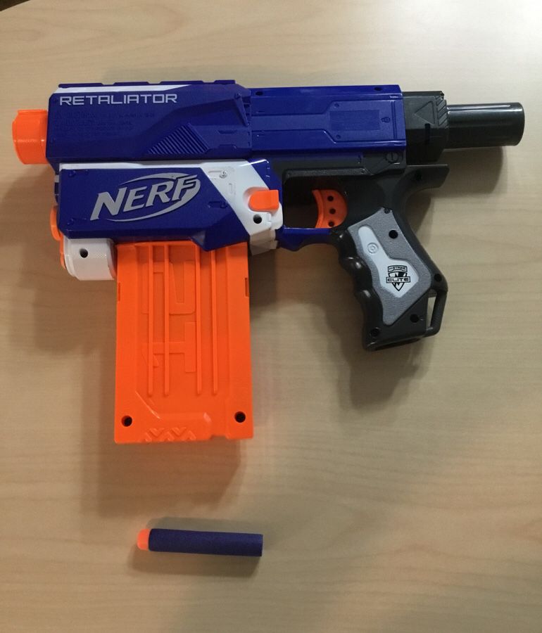 Nerf N-Strike Retaliator Pistol modded