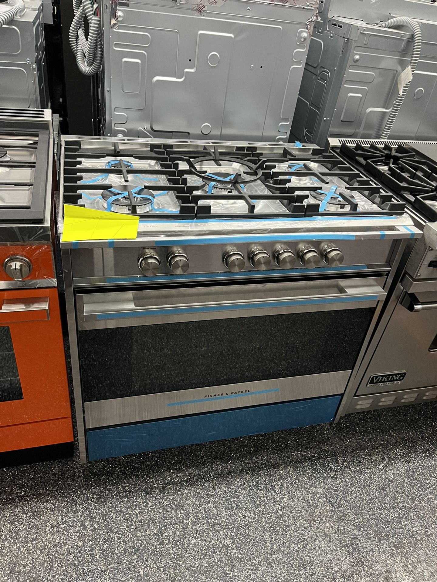 Fisher Paykel 36” Range Stove All Gas Stainless Steel ( 5 Burners )