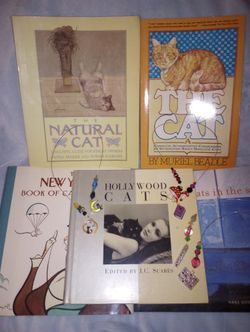 5 Cat Vintage Books Handmade Beaded Bookmarker Rescue Pink 