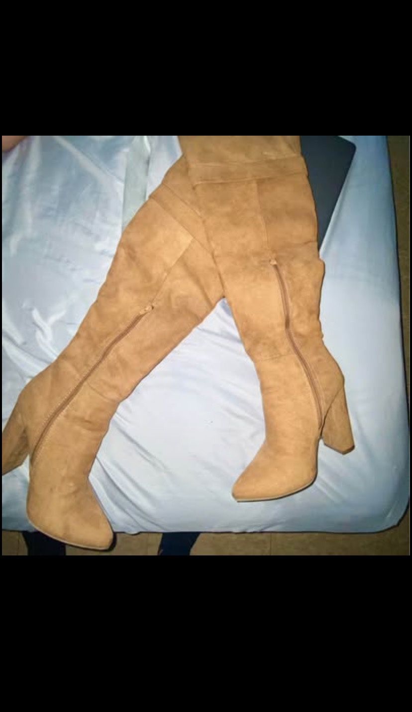 Shoe Dazzle Thigh Boots