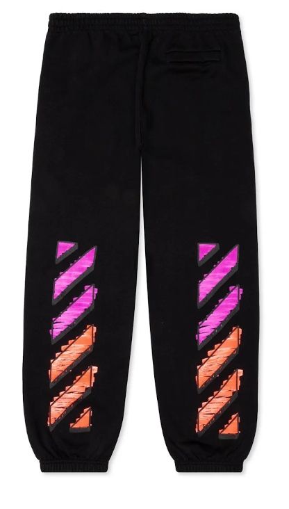 Off White Slim Fit Marker Track Sweatpants