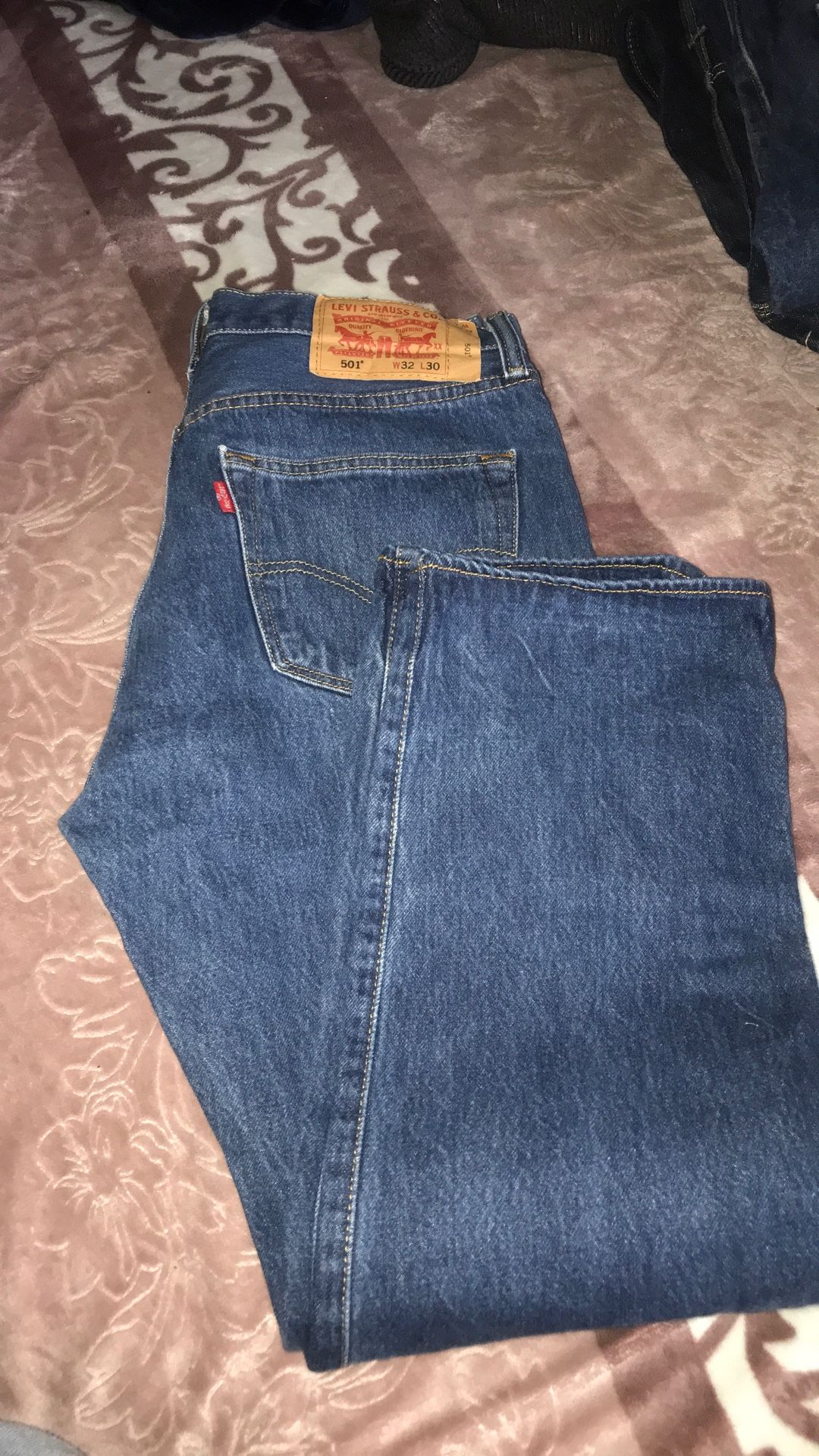 Levis 501 Blue W32 L30