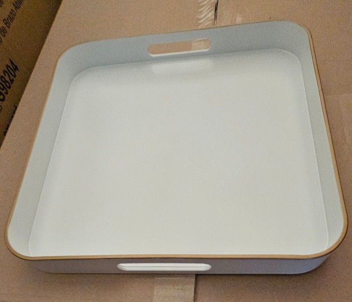 SM white SERVING TRAY