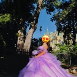 Quinceanera Dress Lilac Size XL 