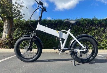 20 Inch Fat Tire Foldable Electric Bicycle 500w Motor 28MPh