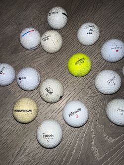 Mixed Used Golf Balls Lot of 16