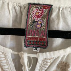 Johnny Was LA Embroidered Tunic (size XL) 