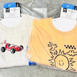 2T Boys Play Wear Sets