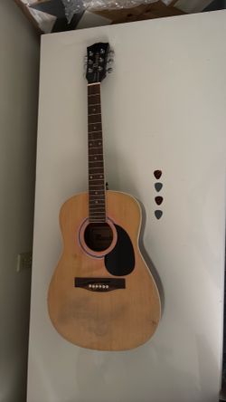 Old Guitar w/ Accessories
