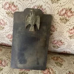Brass eagle clipboard