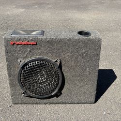 Old School Rockford Fosgate Truck Box And Sub