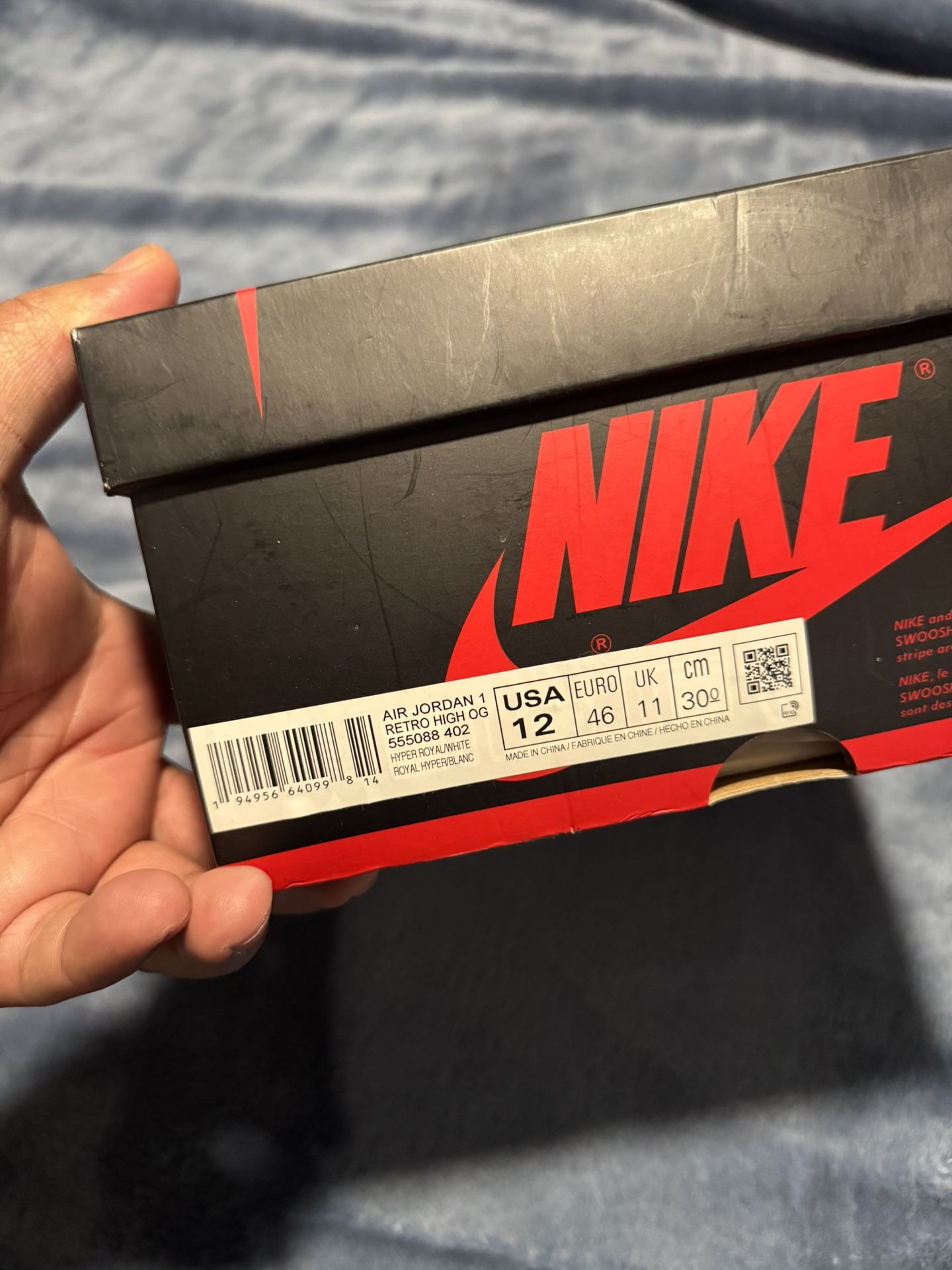 Hyper Royal Blue - Jordan 1 - Sz 12