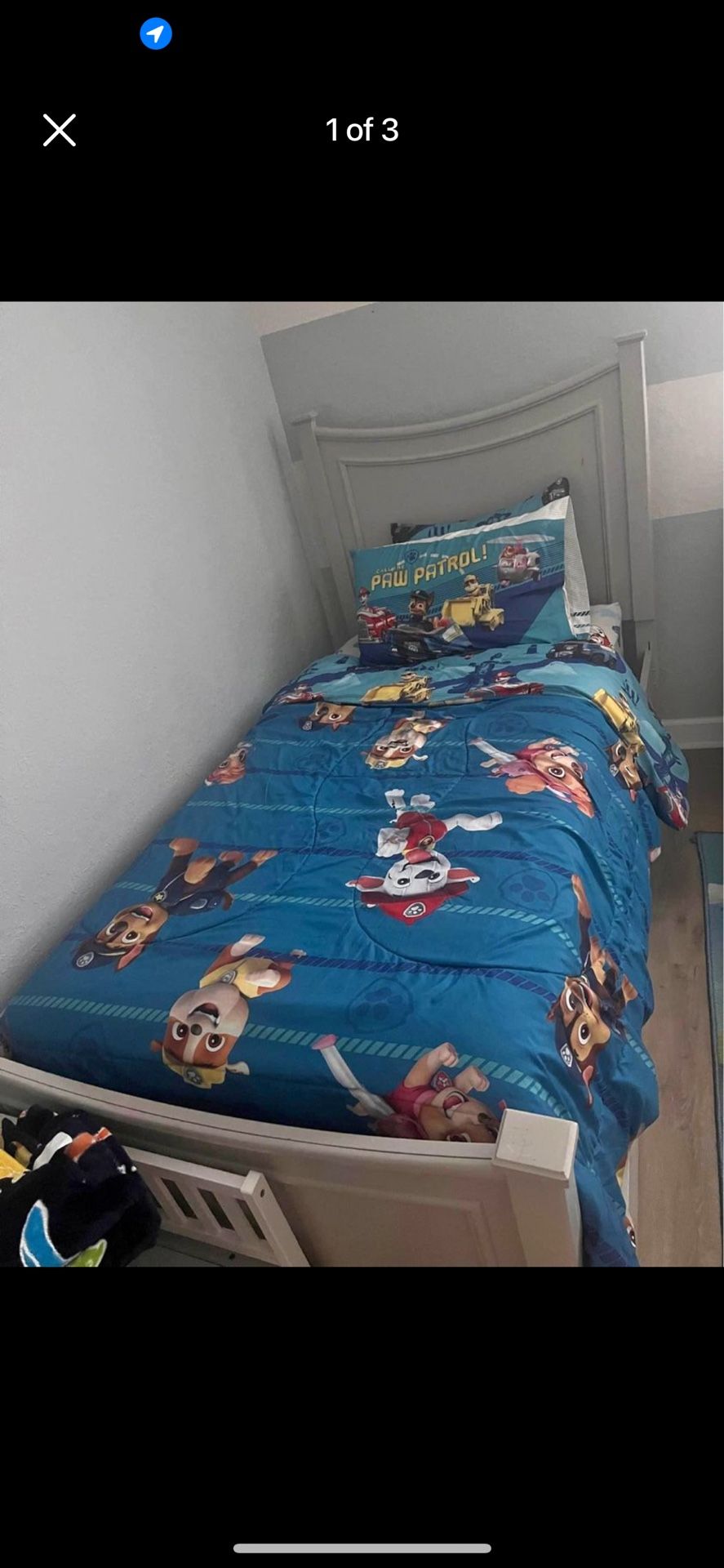 I have a baby bed baby crib and a baby dresser with a changing table to go on top of the dresser every thing matches and everything In Great Condition