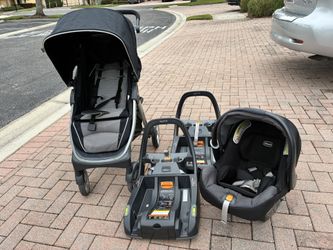 Chicco Keyfit 35 Travel System Car seat, Stroller And Two Bases