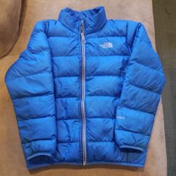 Boys NorthFace Coat 550 Blue Size 10/12