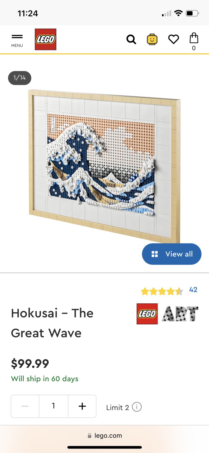 Hokusai The Great Wave Lego Set for Sale in Seatac, WA - OfferUp
