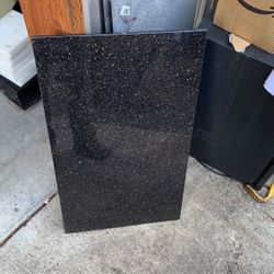 4 Black Galaxy Granite Slab Tiles