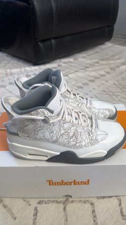 Air Jordan Dub Zero White/Cool Grey Size 6.5Y