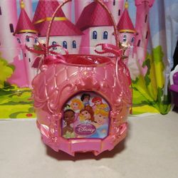 EASTER BASKET (DISNEY PRINCESS)PEARL PINK, 12" H X 8" W(FREE LOCAL PICKUP)