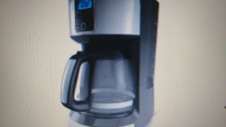 Black+Decker 12 Cup Automatic Programmable Coffee Maker, Black/Stainless Steel