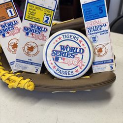 Padres 1984 World Series Stubs And World Series If Pin Tigers And Padres 