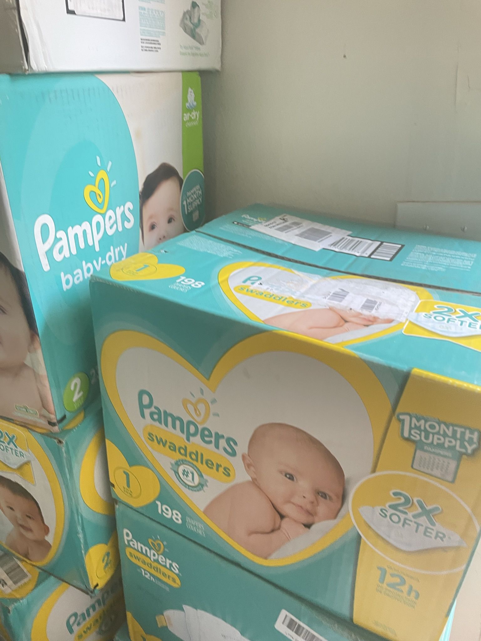 Month Supply Pampers For Sell