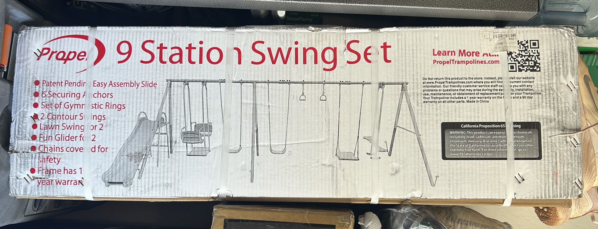 9 station Swing Set