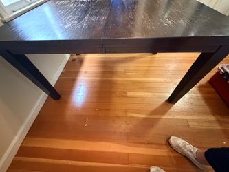 Solid wood table
