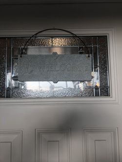 Welcome sign