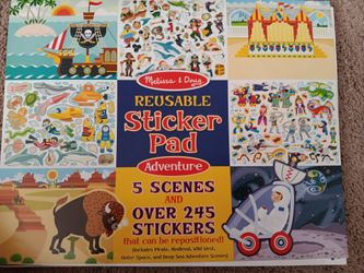 7 Melissa & Doug Reusable Sticker Pads