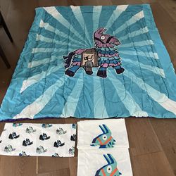 Fortnite Comforter And Matching Sheets 