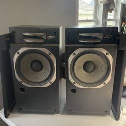 Vintage Technics SB-L100 Speaker Pair Made In Japan Good Used Conditio