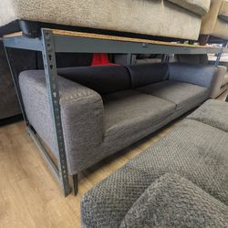 Free Delivery! Grey Modern Cloth Couch 
