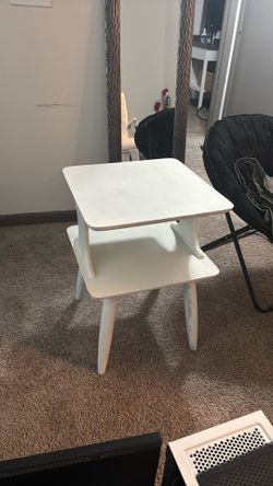 White side table
