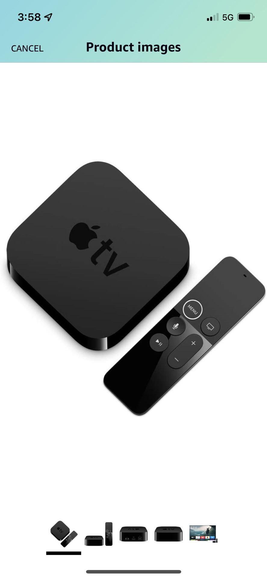 Apple TV 4K 32gb With Remote