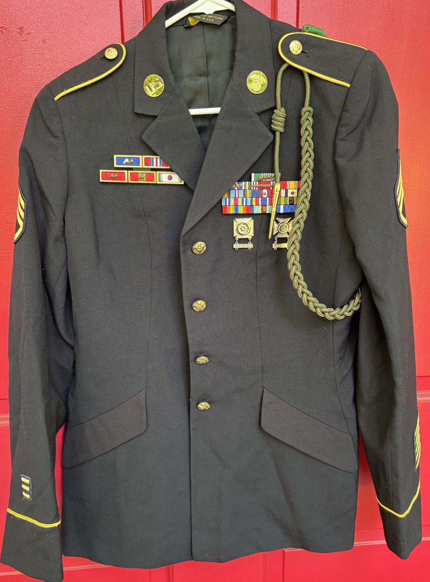 Army Service Uniform ASU Dress Blue Enlisted Female Jacket Coat , 12 WT