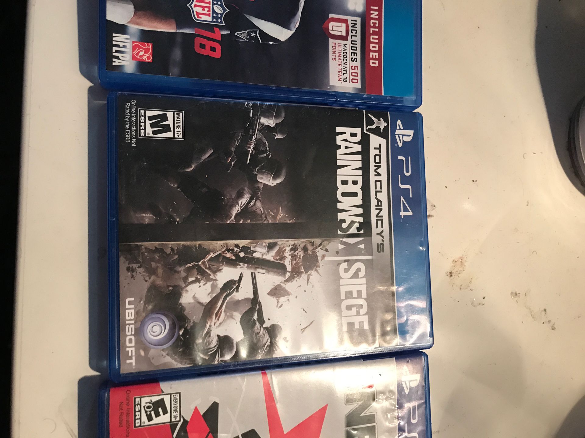 Rainbow six siege,nba 2k 18 and Friday the 13th