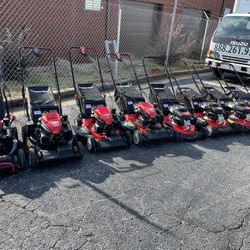 Different brand Lawnmowers